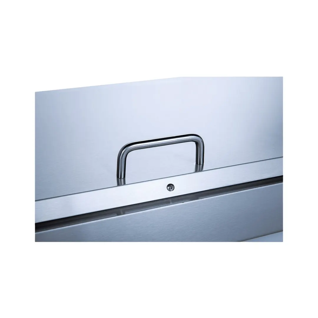 Coldline CPT-72 71" 2-Door Refrigerated Pizza Prep Table, 9 Pans
