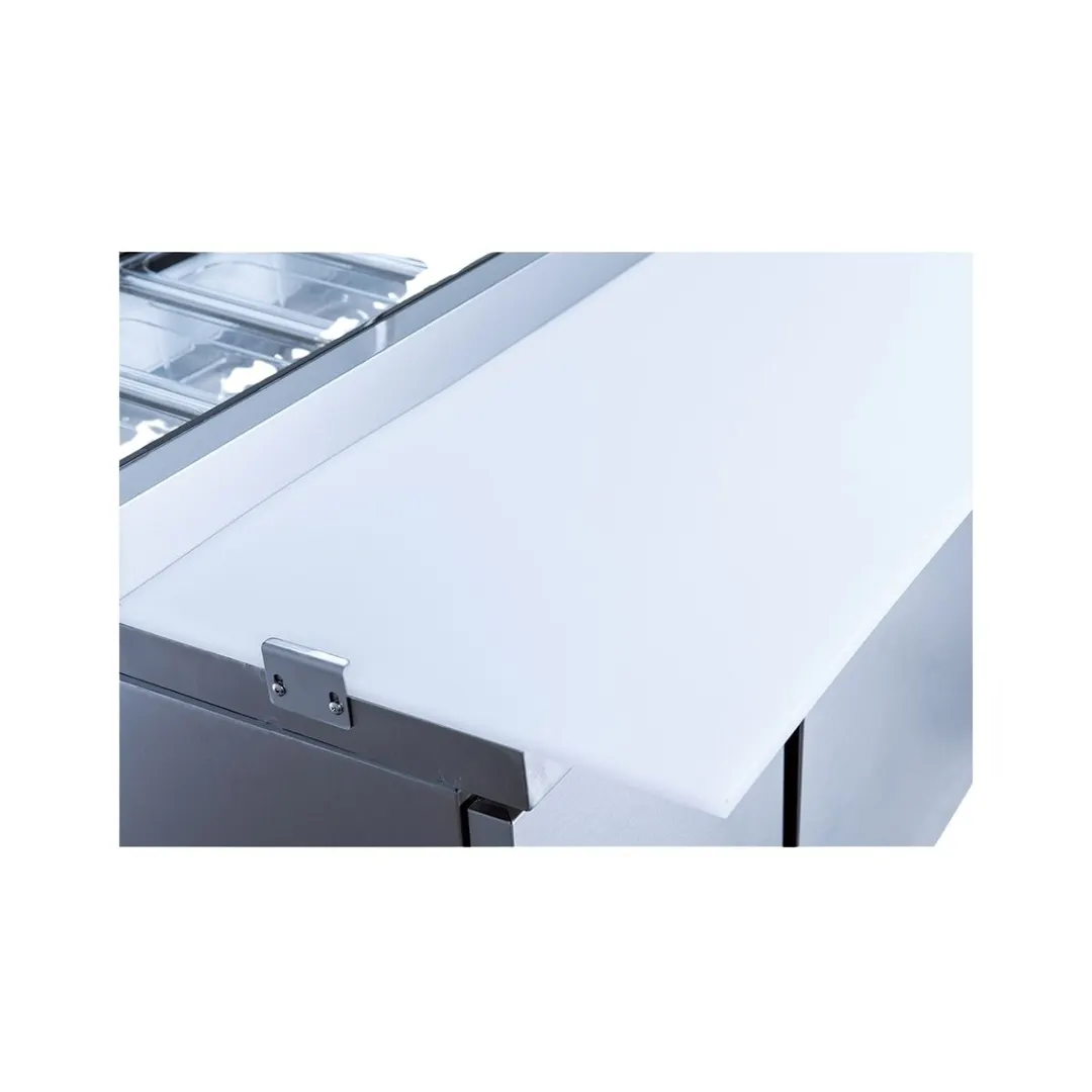 Coldline CPT-72 71" 2-Door Refrigerated Pizza Prep Table, 9 Pans
