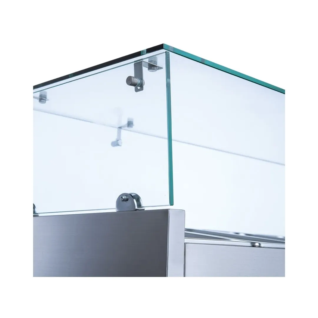 Coldline PDR-80-SG 80" Refrigerated Pizza Prep Table, 3 Doors, 9 Pans