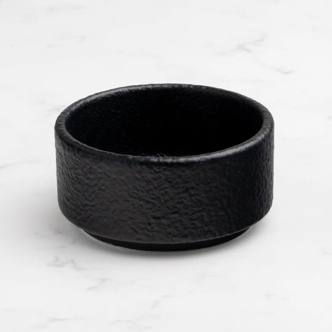 Ariane Porcelain APRARN259075001 China Ramekin, 2 3/4" (7 Cm), Black Dazzle, Porcelain - 12/Case