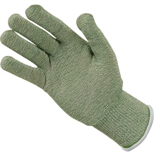 AllPoints 1331453 Kutglove™ Large Cut‑Resistant Glove, 13‑Gauge, Green White Wristband, ANSI NSF