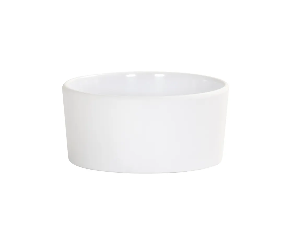 Cal-Mil 24127-5-15BOWL Sushi Box, Round 5"W x 5"D x 2"H Melamine Bowl, White, Dishwasher Safe