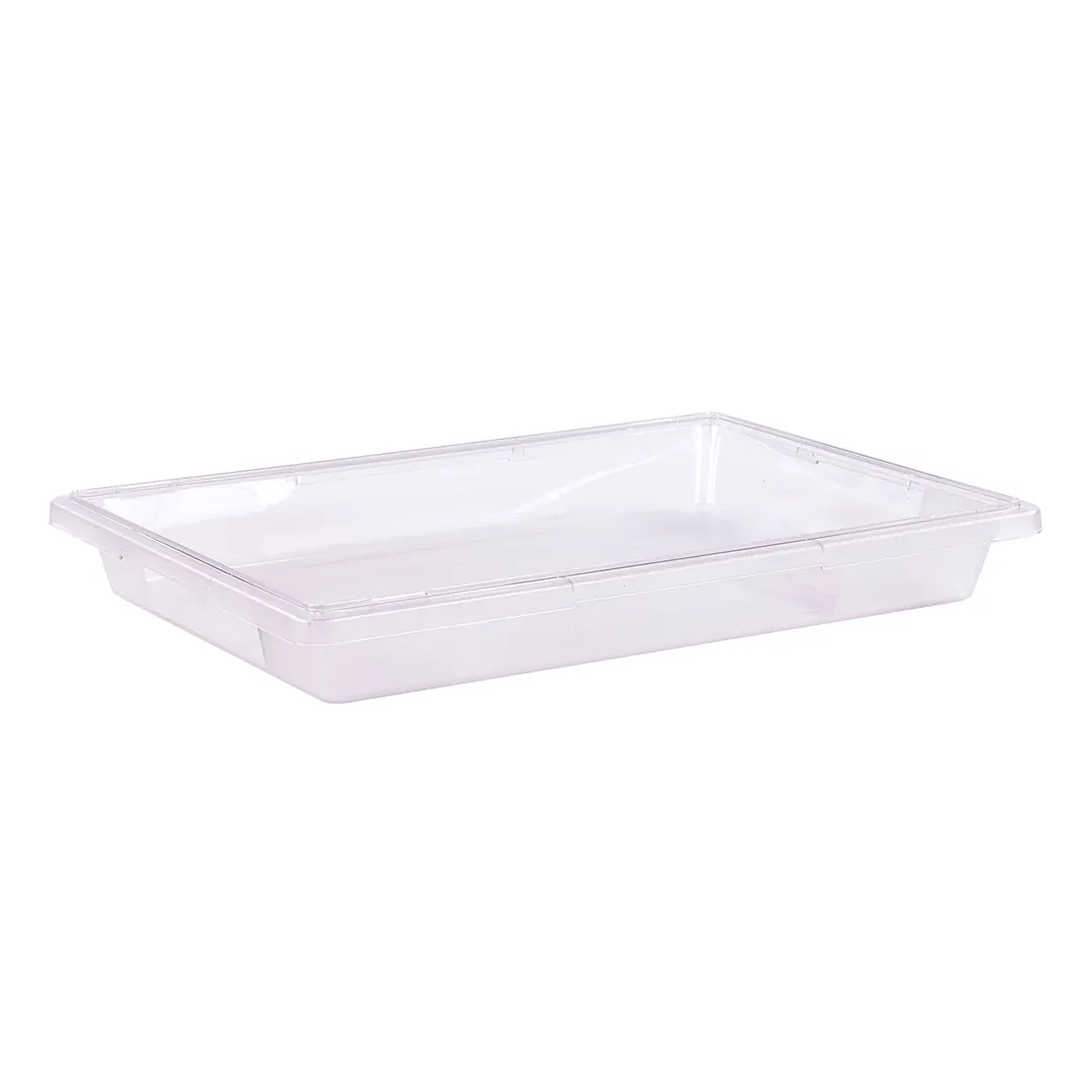 Carlisle 1062007 StorPlus 5‑Gallon Food Storage Box, 26"L x 18"W x 3½"H, Polycarbonate, Stackable