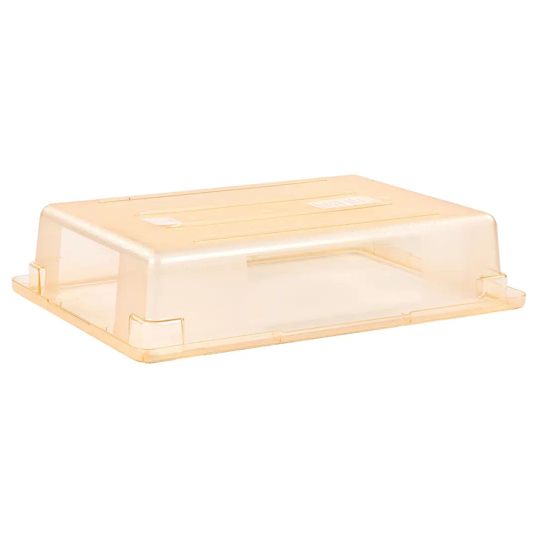 Carlisle 10621C22 StorPlus Food Storage Box, 8‑Gallon, 26"L x 18"W x 6"H, Polycarbonate Yellow
