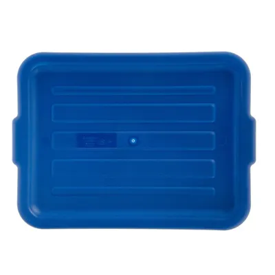 Carlisle N4401214 Comfort Curve Universal Lid for N44010 & N44011, 20"L x 15"W x 1"H Polypropylene Blue NSF Cover