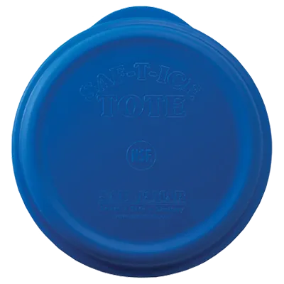Carlisle SI6500 Ice Tote Cover - Blue Polycarbonate Saf‑T‑Ice® Lid for SI6000/SI6100, NSF Certified
