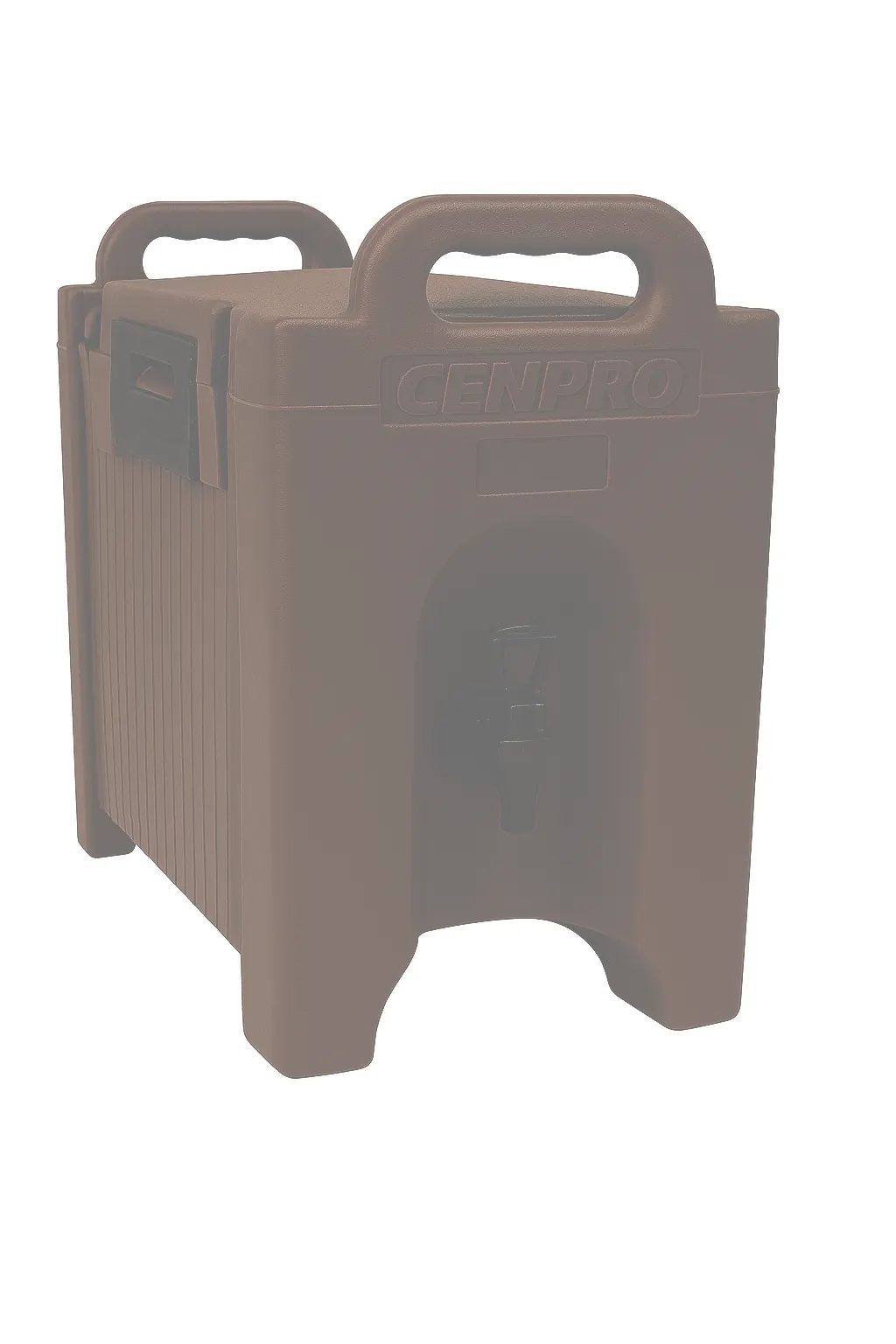 Hubert 186324 Insulated Beverage Dispenser, 2.5 Gallon, 10.5"W x 17"D x 18"H, Brown, Polyethylene