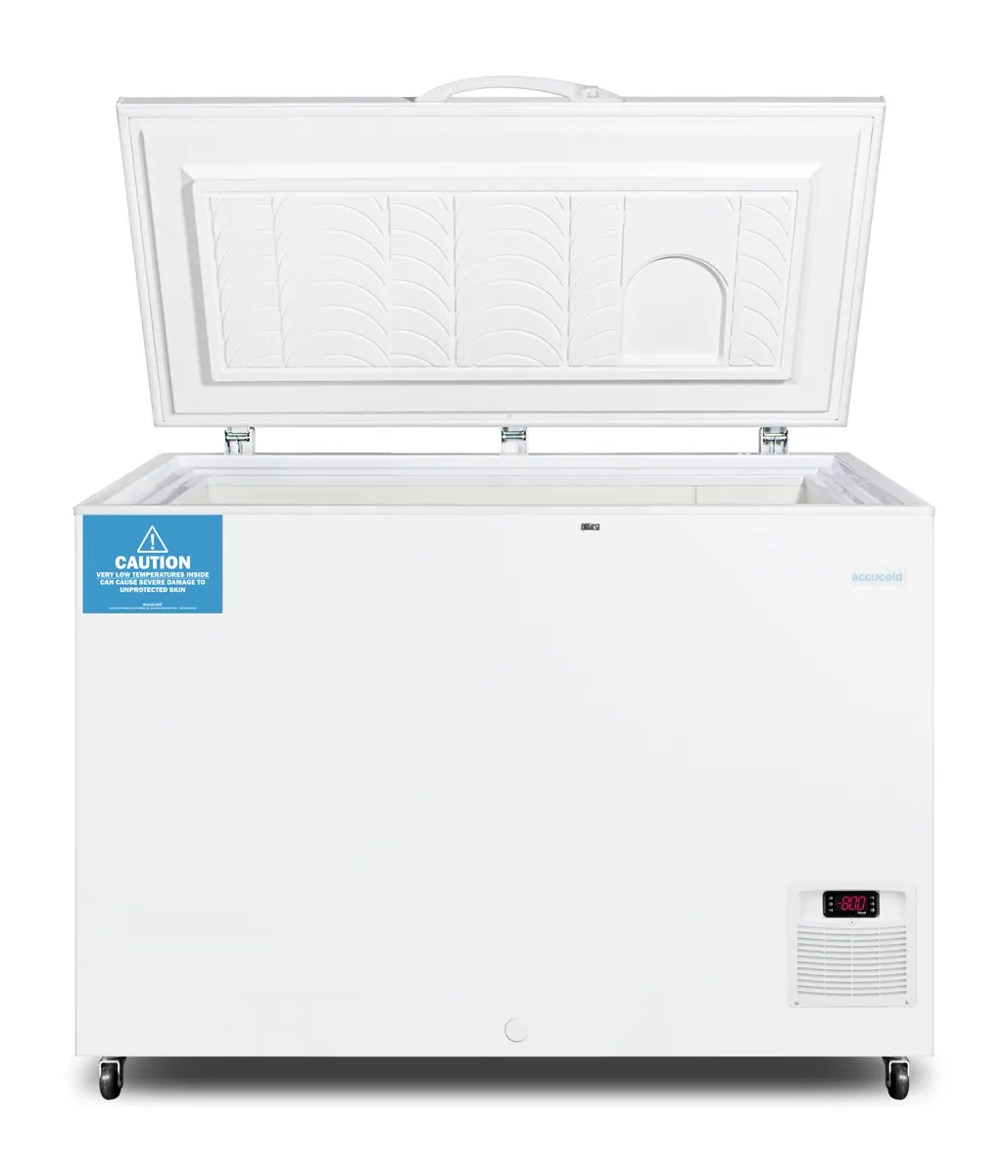 Accucold LAB31 Chest Freezer, 11.1 cu.ft, -50 to -86°C, White Exterior, Lift‑Up Door, Thermostat
