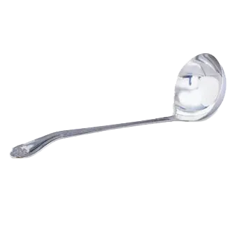 Vollrath 46944 Cater Serving Ladle, 4 Oz Capacity, 11½" Length, 1‑Piece Stainless Steel, 12‑13"