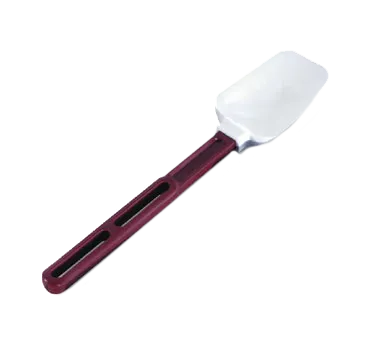 Vollrath 58110 - 10" SoftSpoon™ Spoonula, Red Handle, Black Silicone Blade, NSF Certified - 1/Each