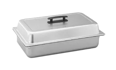 Vollrath 77200 Dome Cover, 21" L x 12‑7/8" W x 3‑3/4" H, Stainless Steel, Handle, Made in USA