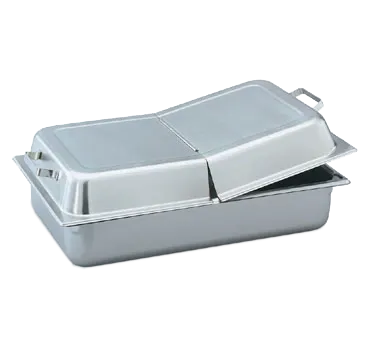 Vollrath 77400 - Stainless Steam Table Pan Cover 21"x12 7/8"x2 3/4", Dome with Handles, Made in USA