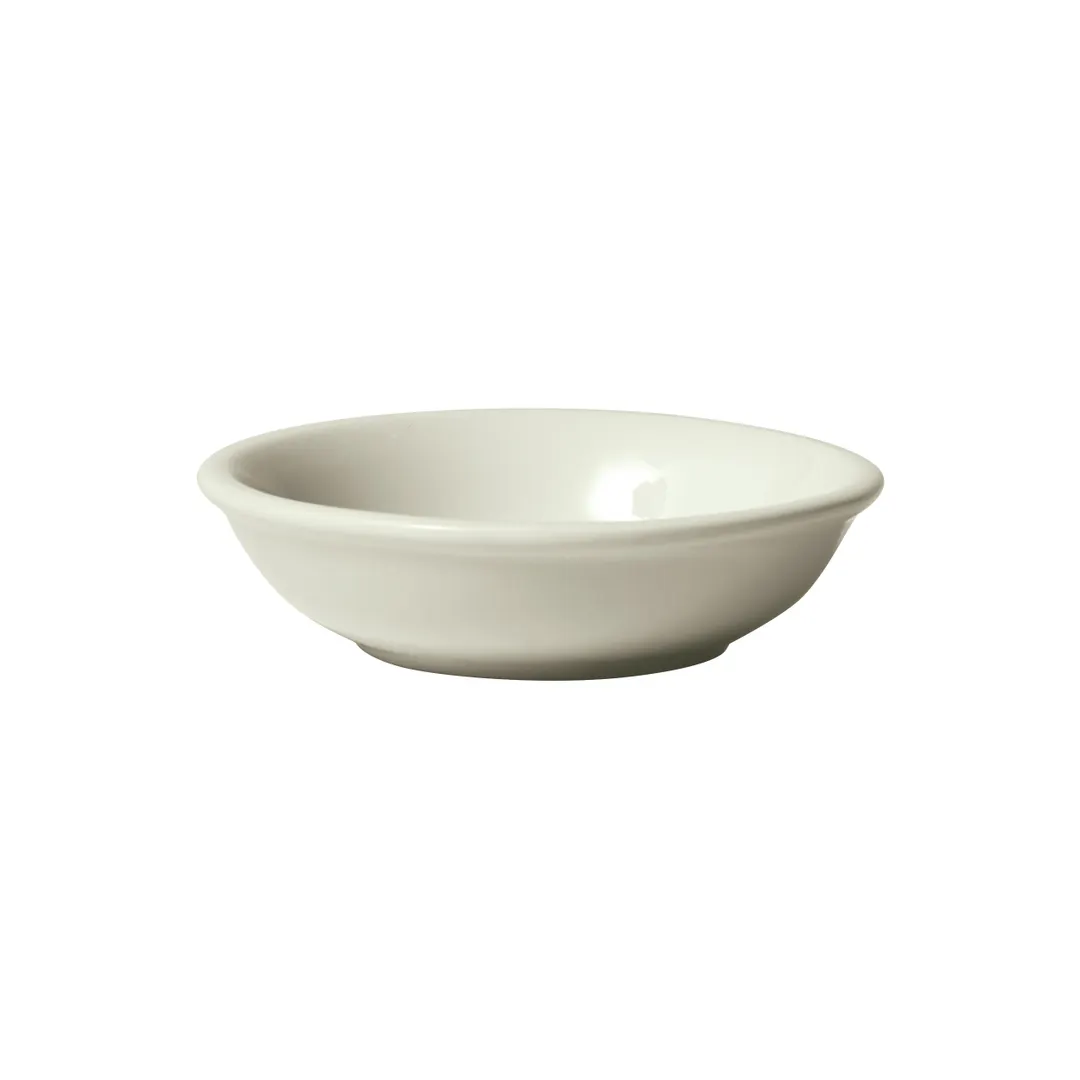 Winco ASD-2-AW Sauce Dish, 2 oz (3.5"x3.5"x0.75") Porcelain, American White, 1 Dozen