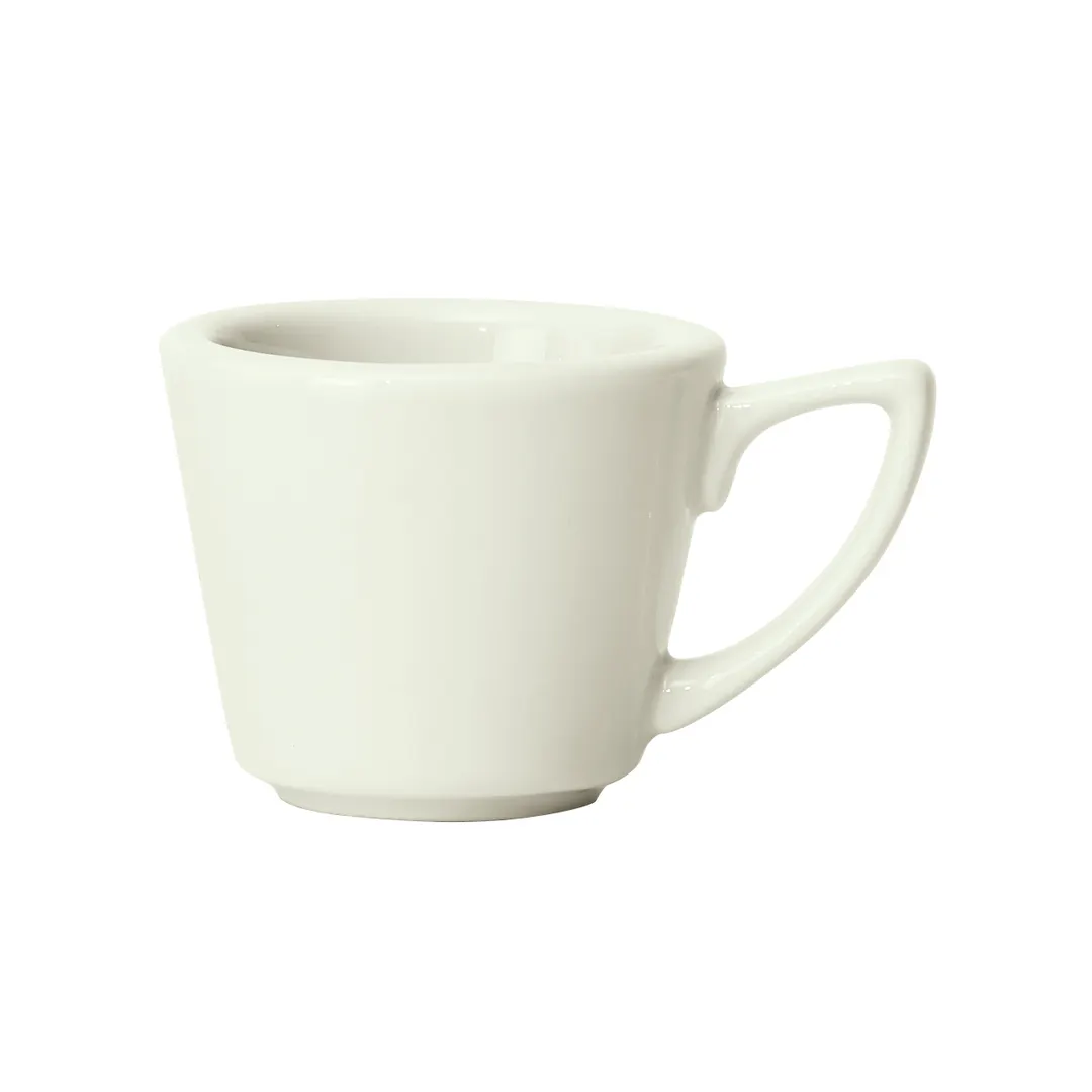 Winco BDC-2-AW - China Cup 2 oz (2.25" W x 2.25" D x 1.75" H) Porcelain White Stackable - 1 Dozen
