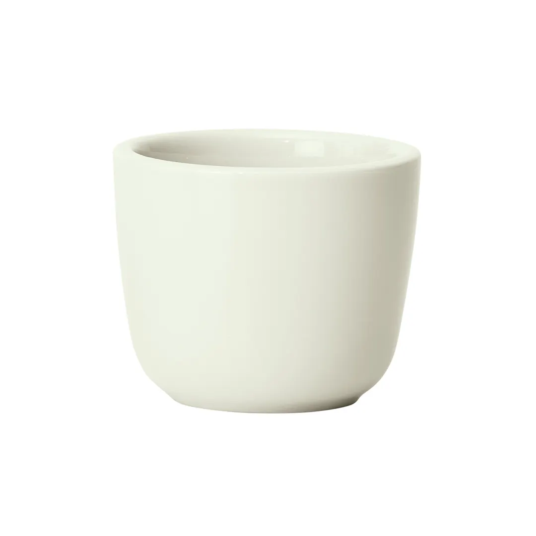 Winco BTC-45-AW Porcelain Cup 2"8" W x 2"8" D x 2"3/8" H, 1-4 oz, Stackable, White - 1 Dozen