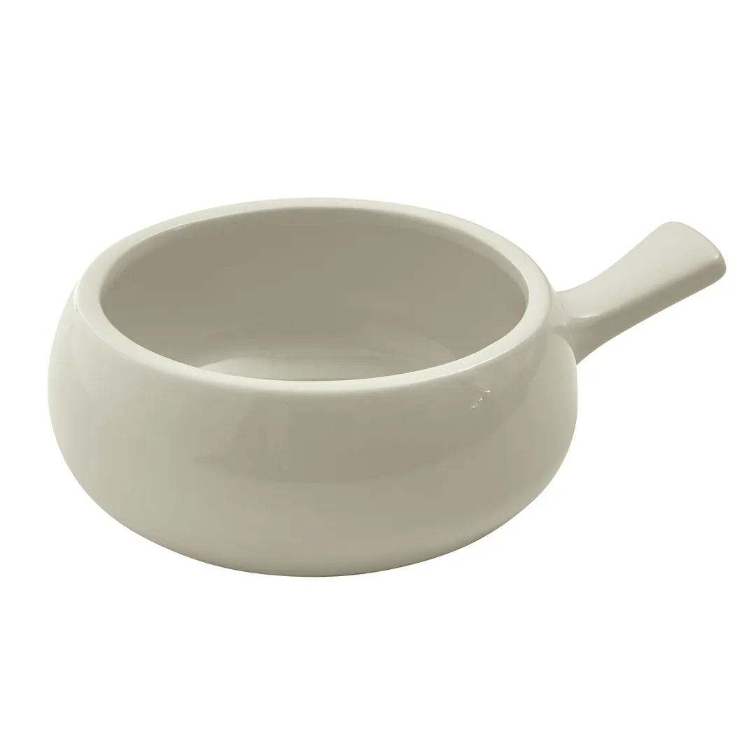 Winco OSC-16-AW - 16 oz Porcelain Bowl, 5" Diameter x 7-1/8" Height, White Finish, 1 Dozen