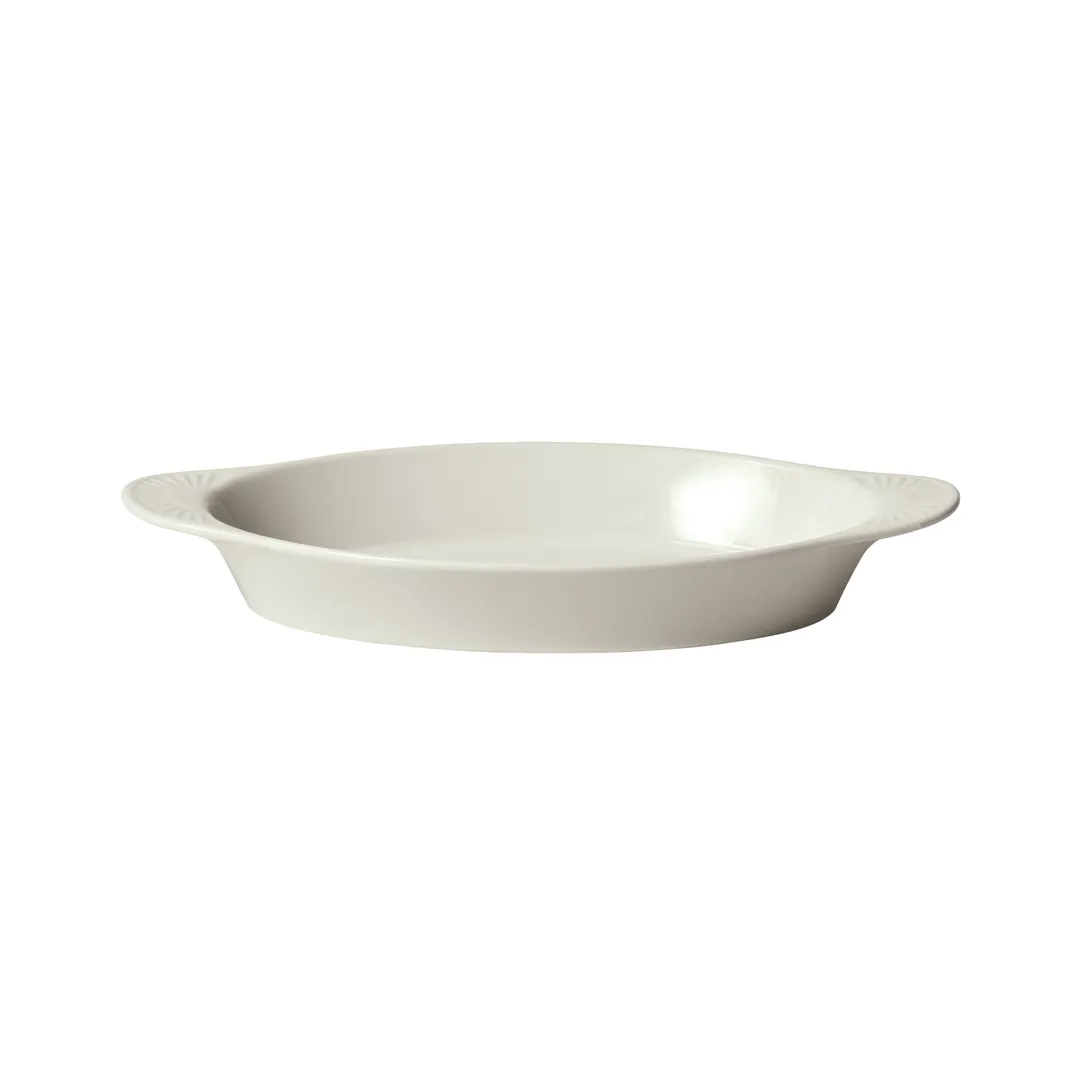 Winco WRD-15-AW Souffle Bowl, 15 Oz Porcelain Dish, 5"‑3/8" W x 10"‑1/2" D x 1"‑3/8" H - 1 Dozen