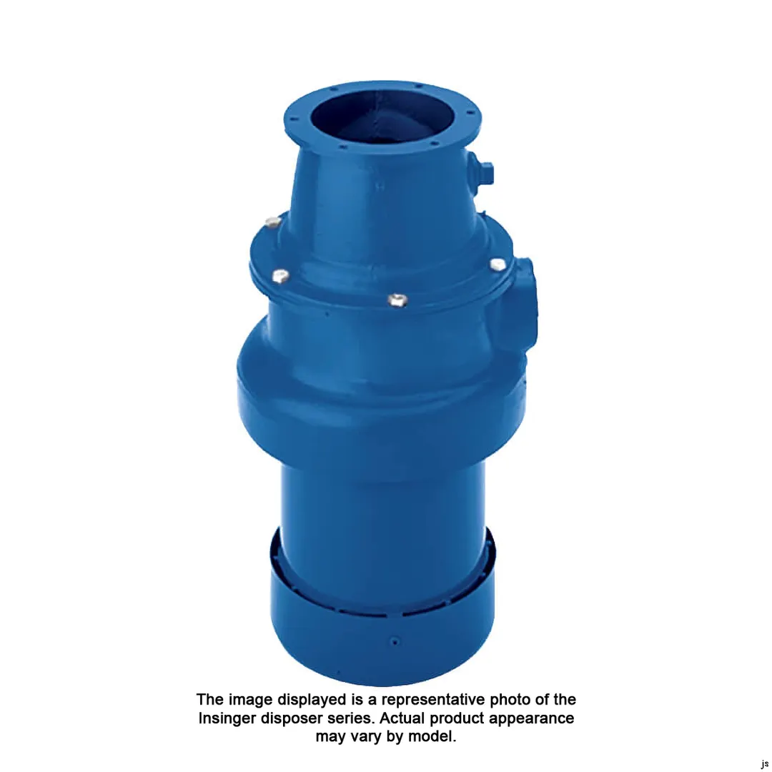Insinger INSG 337HC Garbage Disposer, Bamboo / 7" Inlet dia - 3 Hp (Unit Only)