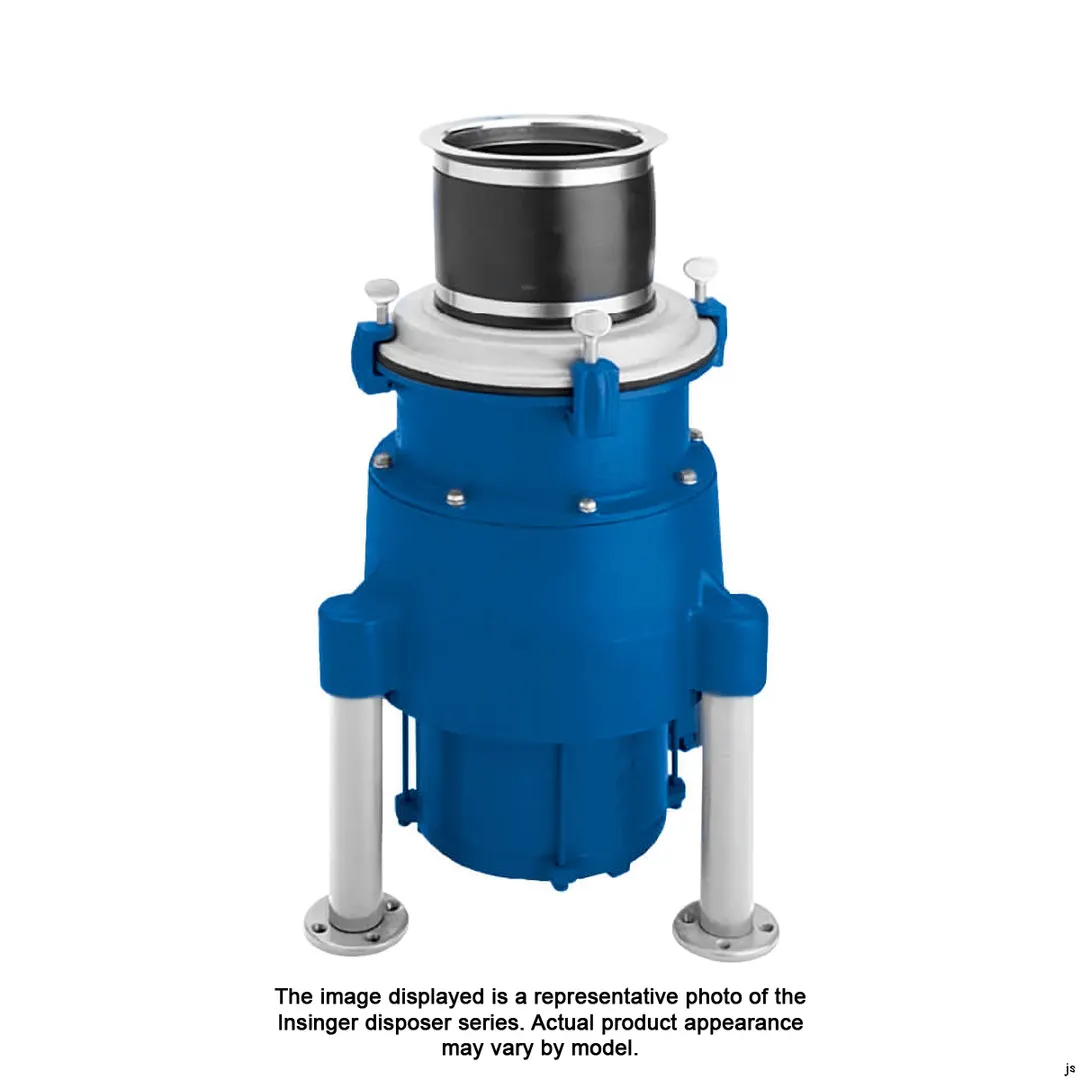 Insinger INSG 237 Garbage Disposer, All Stainless Steel Housing / 7" Inlet dia - 2 Hp (Unit Only)