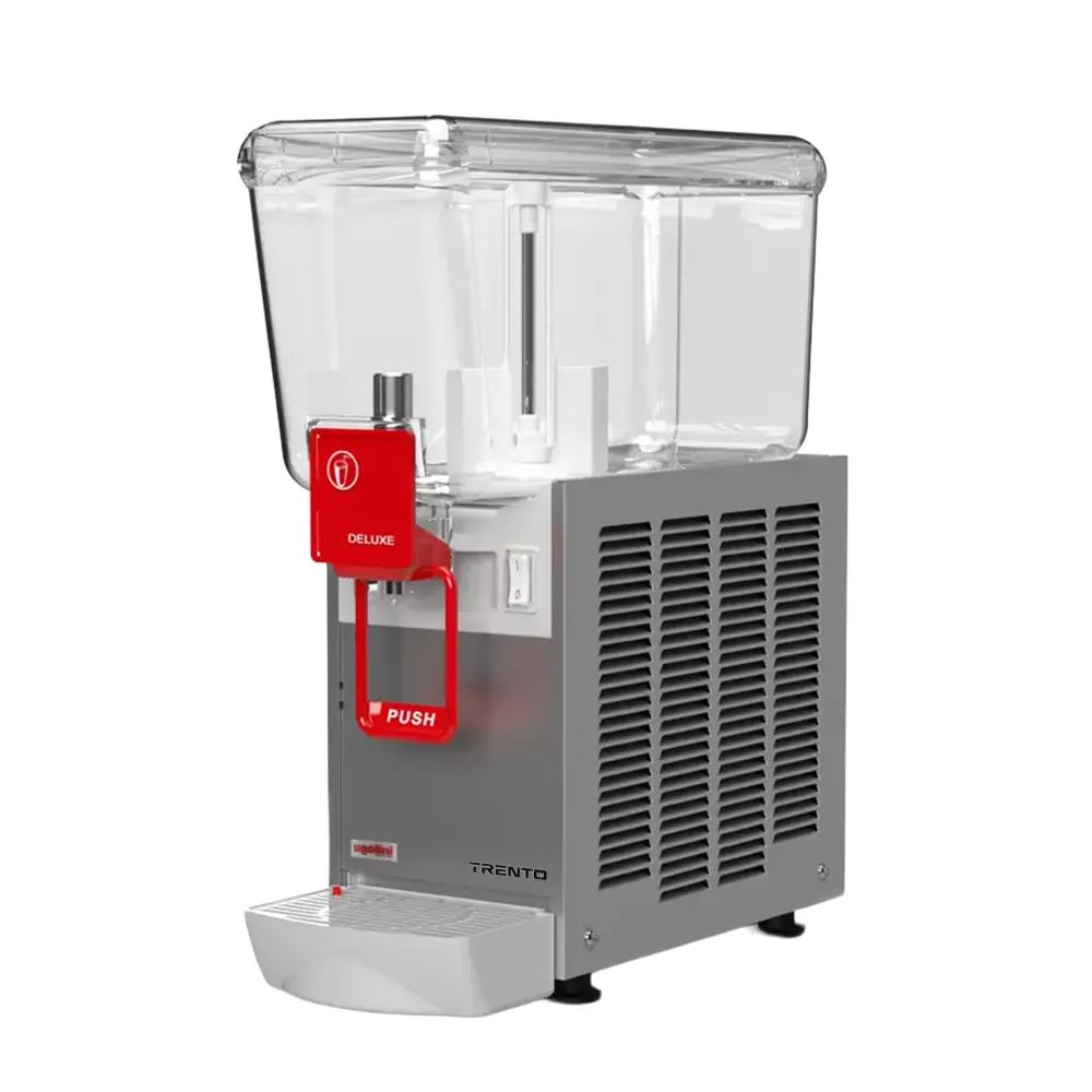 Omcan USA 49025 Beverage Dispenser with Single Bowl / Churn / Impeller Type - 3.0 Gal (each) - 200W