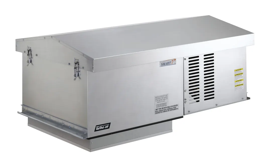 Turbo Air STX110MP2 Outdoor Self Contained Unit, Top Mount, 208-230V, Blue Fin, EC Motor, UL/cUL/NSF Certified