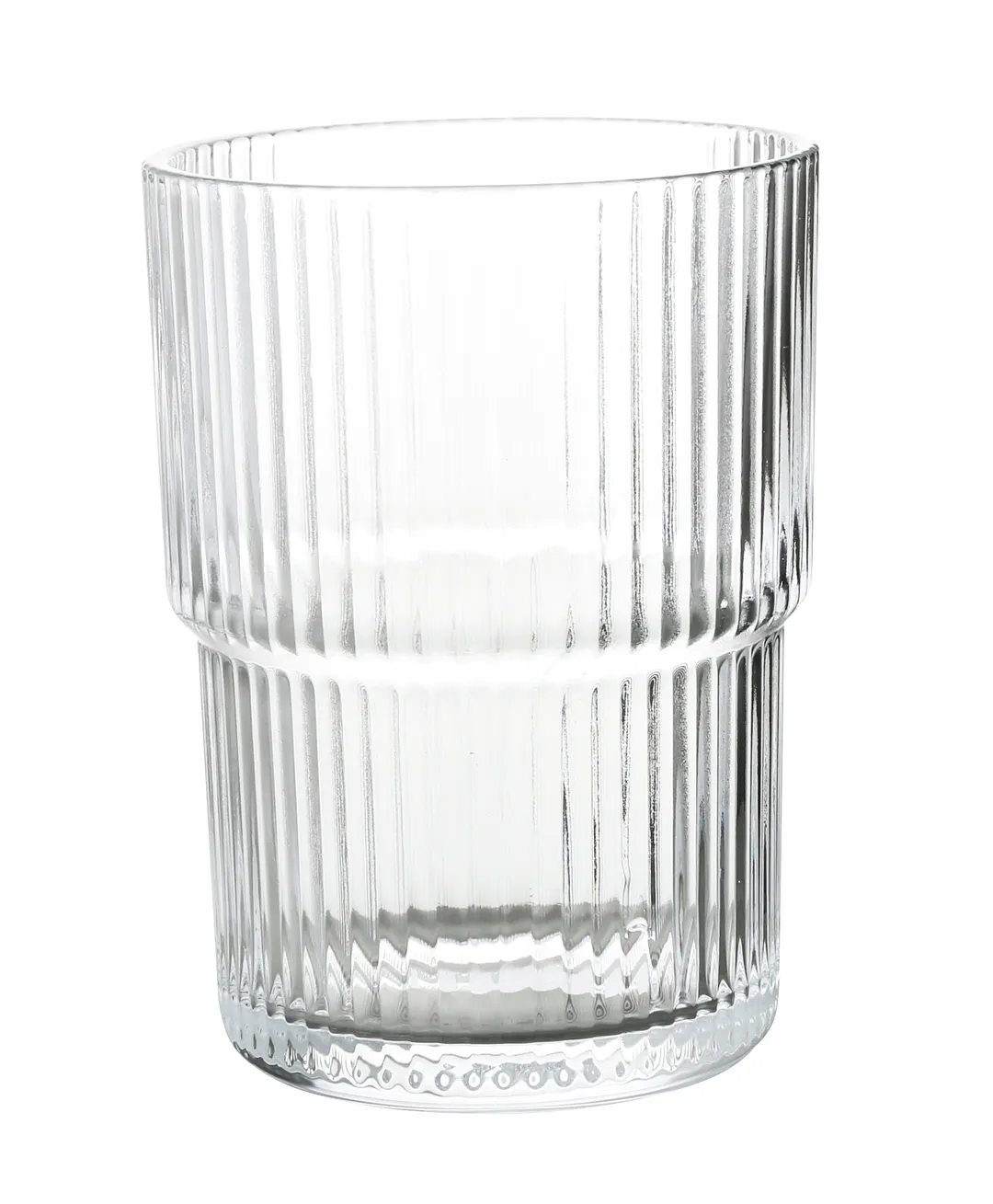 Yanco AM-214 Stemless Glass, 15 Oz Clear Aqua Mist, 4 3/4" x 3 1/2" x 2 7/8", Lead-Free, - 1 Dozen