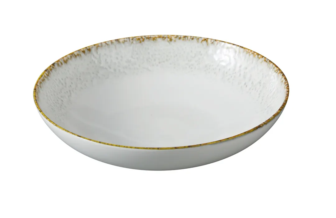 Yanco IB-309 Iris Blue Round China Bowl, 9"¼ x 2"¼ (45 oz), Dishwasher & Microwave Safe - 1 Dozen