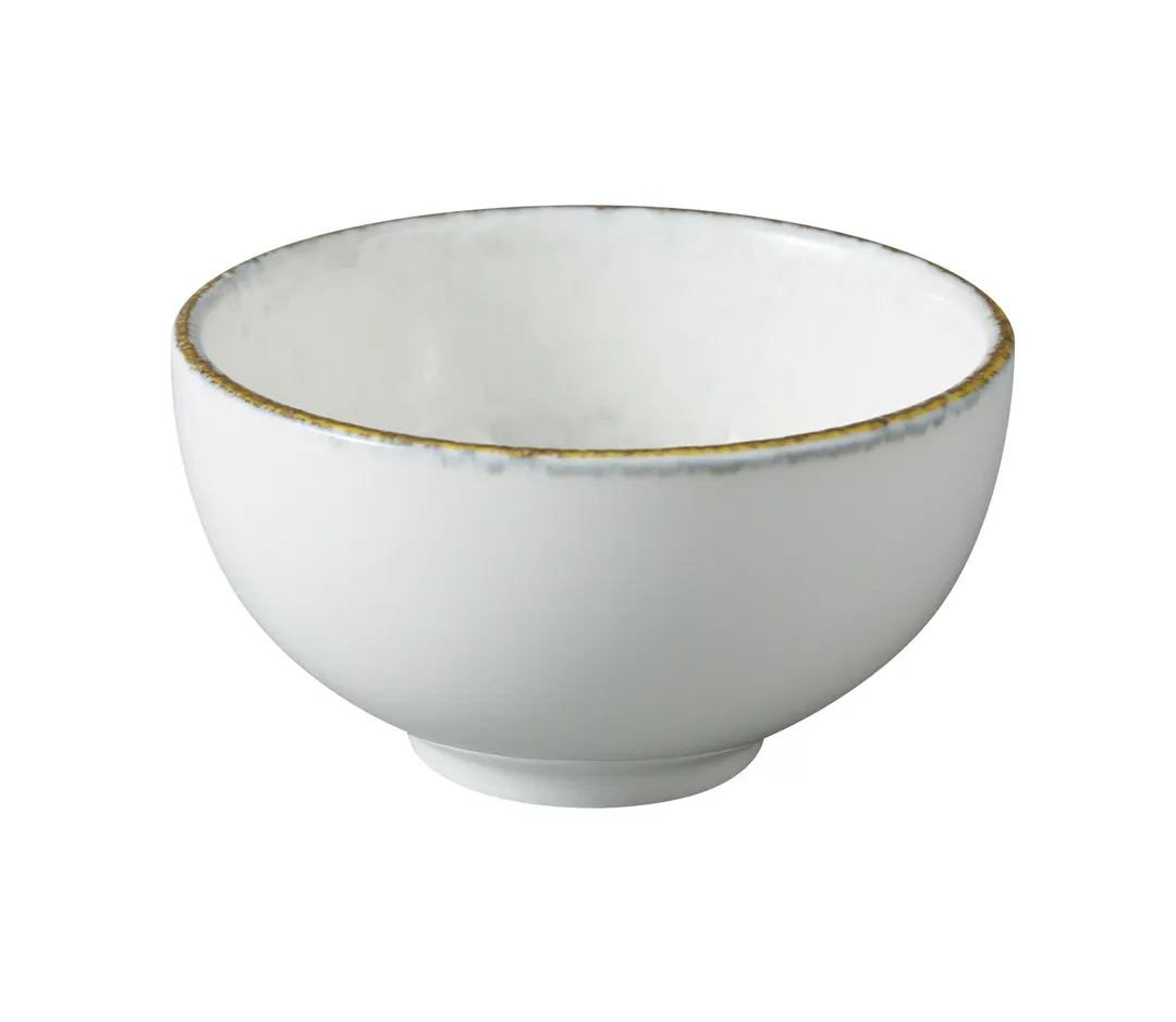 Yanco IB-504 Iris Blue China Rice Bowl, 4½" x 2½", 10 oz, Dishwasher & Microwave Safe - 1 Dozen