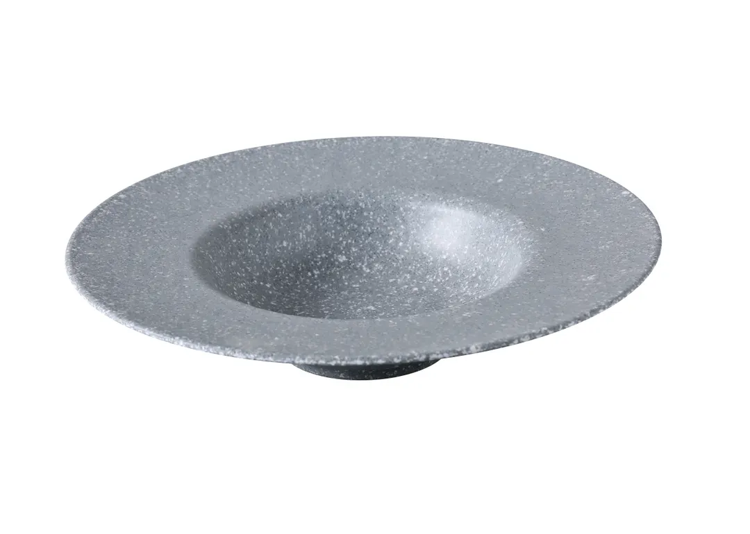 Yanco ST-511 - 11½" Soup & Pasta Bowl, 20 oz, Gray Melamine, Dishwasher Safe - 1 Dozen