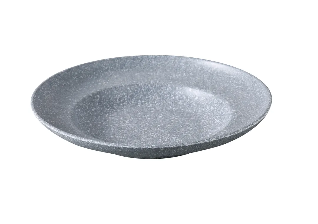 Yanco ST-610 Mediterranean Bowl, 13 oz (10¾" x 2⅛"), Gray Melamine, Dishwasher‑Safe - 1 Dozen