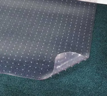 Cactus 3548F-4 Carpet Protector, 4' Clear Vinyl Mat, 5/16" Thick, Textured Surface, Per Foot