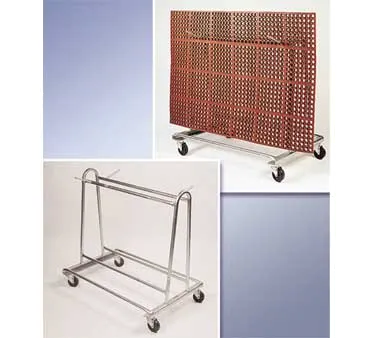 Cactus 6477-KD Portamat Transporter & Wash Rack, 42" x 28" x 40", 500 lb, 16 Ga. Cold Rolled Steel, Zinc Plated, 5" Swivel Casters, Knock Down