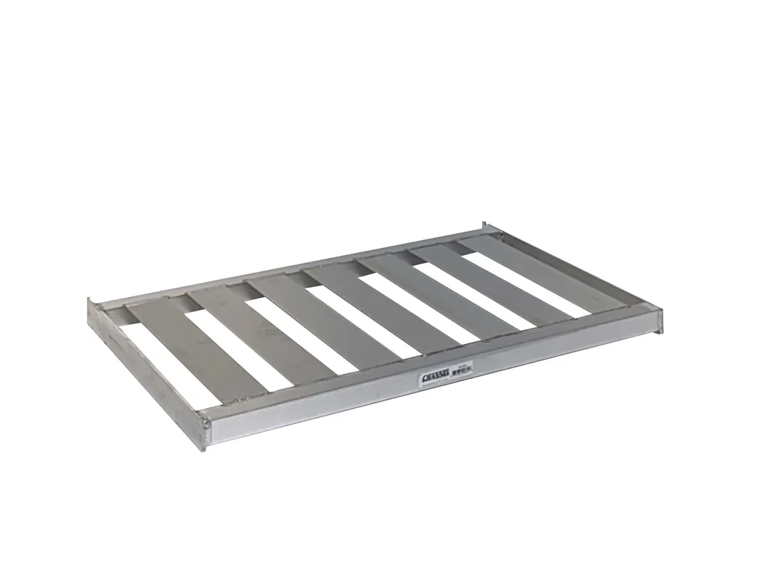 Channel BC2442 T-Bar Cantilever Shelving, 42"W x 24"D x 72"H, Aluminum, 900 lb Capacity, NSF