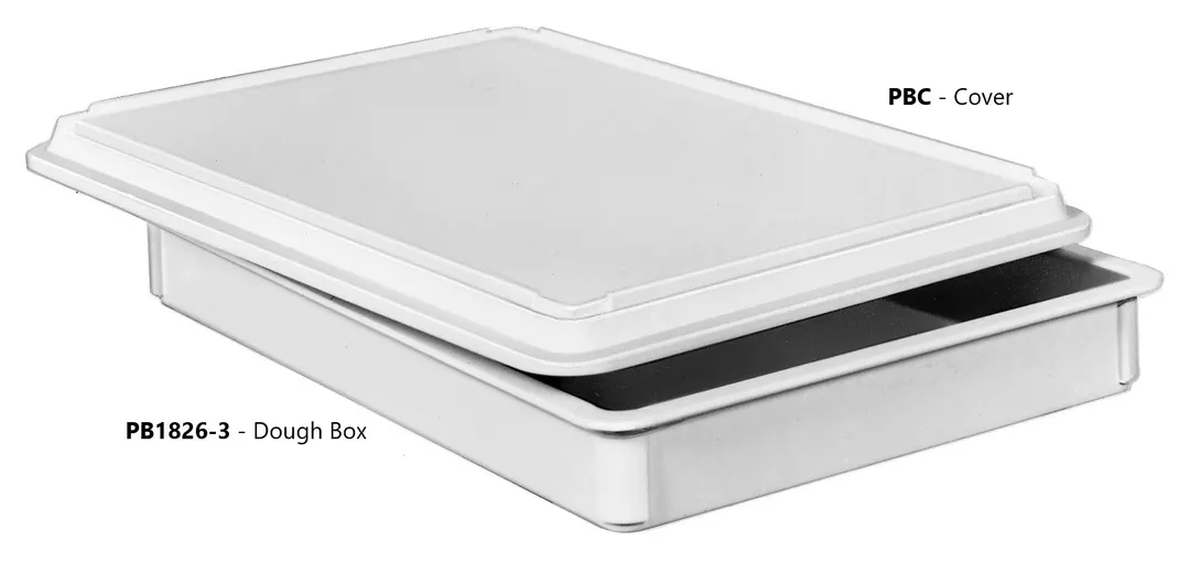 Channel PB1826-3CS Dough Proofing Box, 18"W x 26"D x 3"H Plastic, Made in USA - 6/Case