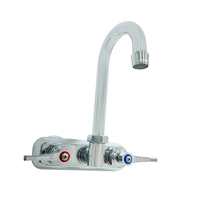 Fisher 26298 Workboard Faucet, 4” Backsplash Mount, Lever Handles