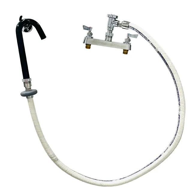 Fisher 5340 Pot Filler, 3/4", Deck Mount, 8" Deck Control Valve, Vacuum Breaker