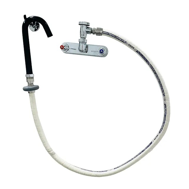 Fisher 5440 Pot Filler, 3/4", Splash Mount, 8" Backsplash Control Valve