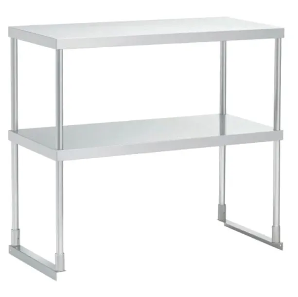 Hubert 178247 Table-Mounted Overshelf