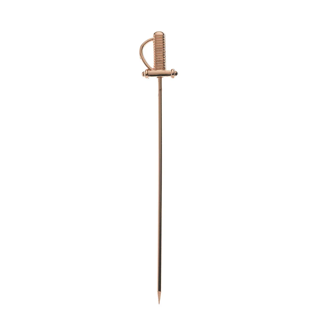Mercer M37065CP Barfly Cocktail Picks, 4-5/8", 18/8 Stainless Steel, Copper-Plated Finish - Pack