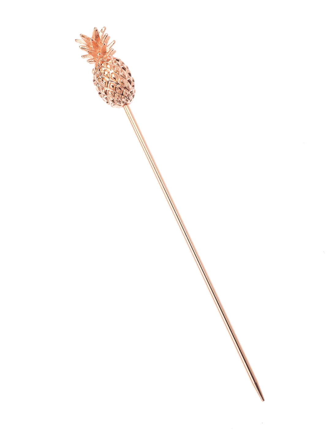Mercer M37181CP Cocktail Picks 4-3/8" Pineapple Top 18/8 Stainless Steel Copper-Plated Finish - 1/Pack
