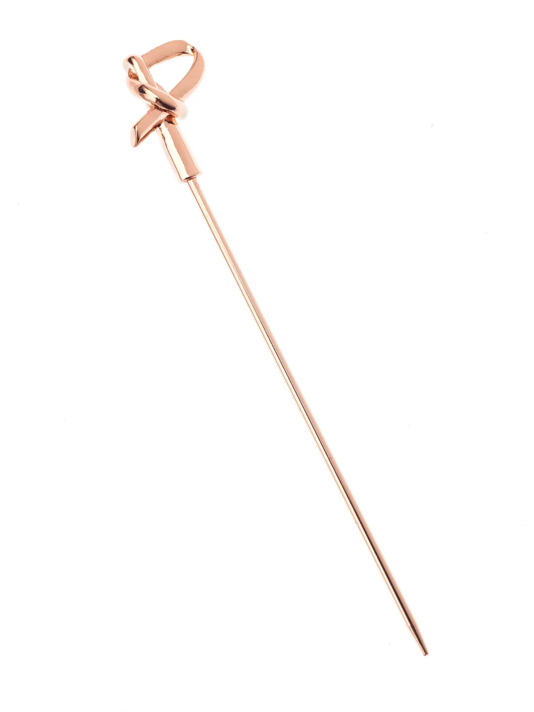 Mercer M37182CP Cocktail Picks, 4-3/8" Bamboo Knot Top, 18/8 Stainless Steel, Copper Plated - 1/Pack