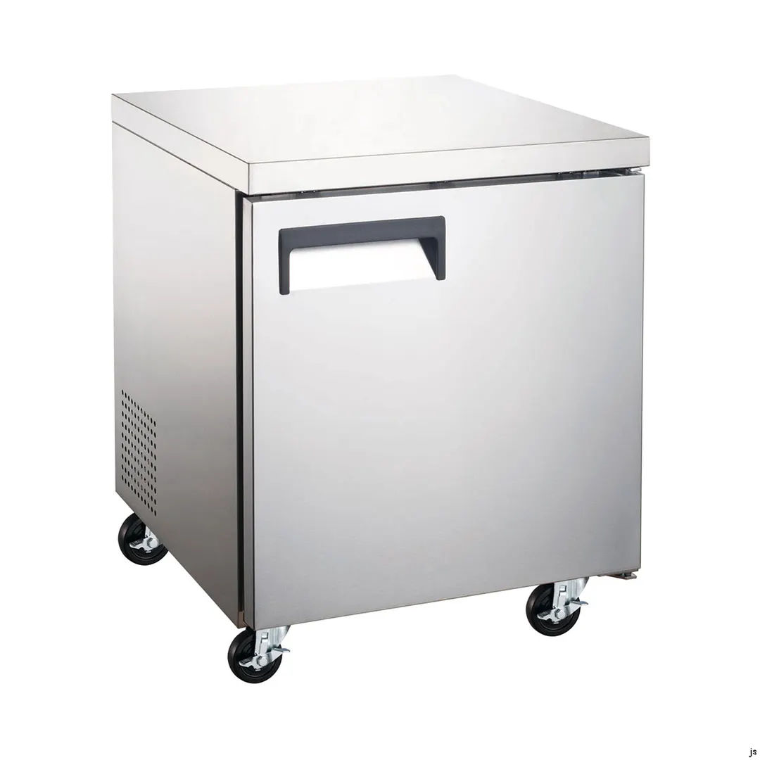 Coldline UC-27F 27" 2-Door Undercounter Freezer, Stainless Steel, 6.3 cu. ft., Temp Control