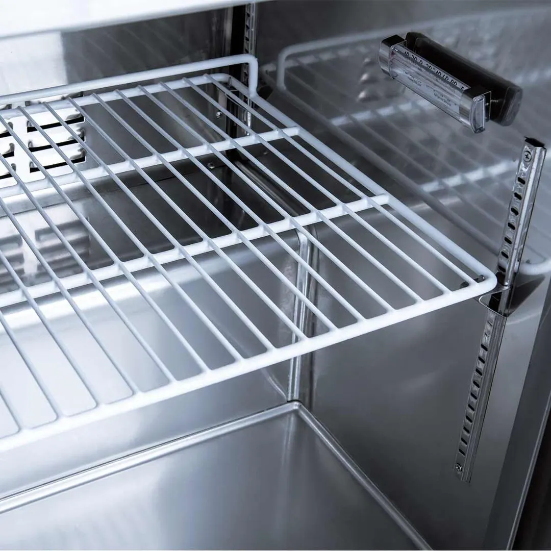 Coldline UC-27F 27" 2-Door Undercounter Freezer, Stainless Steel, 6.3 cu. ft., Temp Control