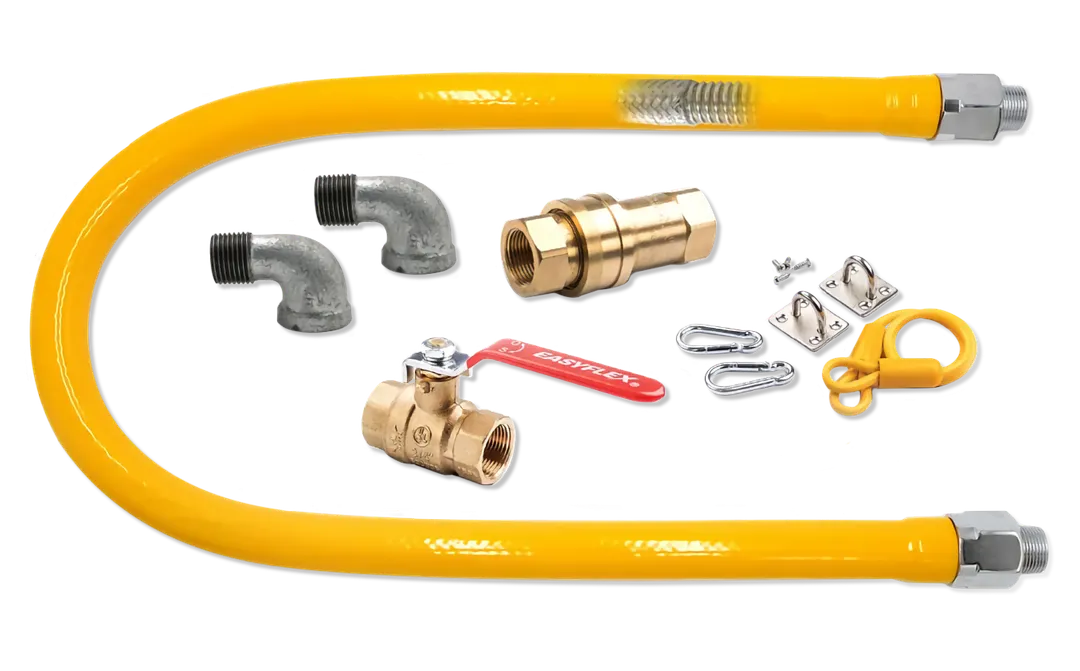 Steel Works SWEFGC-FS-034-KI-48 Gas Connector Hose Kit / Assembly