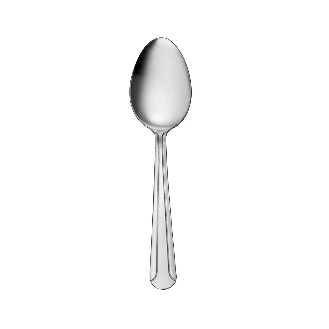 CAC China 1001-01 Dominion Teaspoon, 5-7/8" Length, Medium Weight, 18/0 Stainless Steel - 1 Dozen