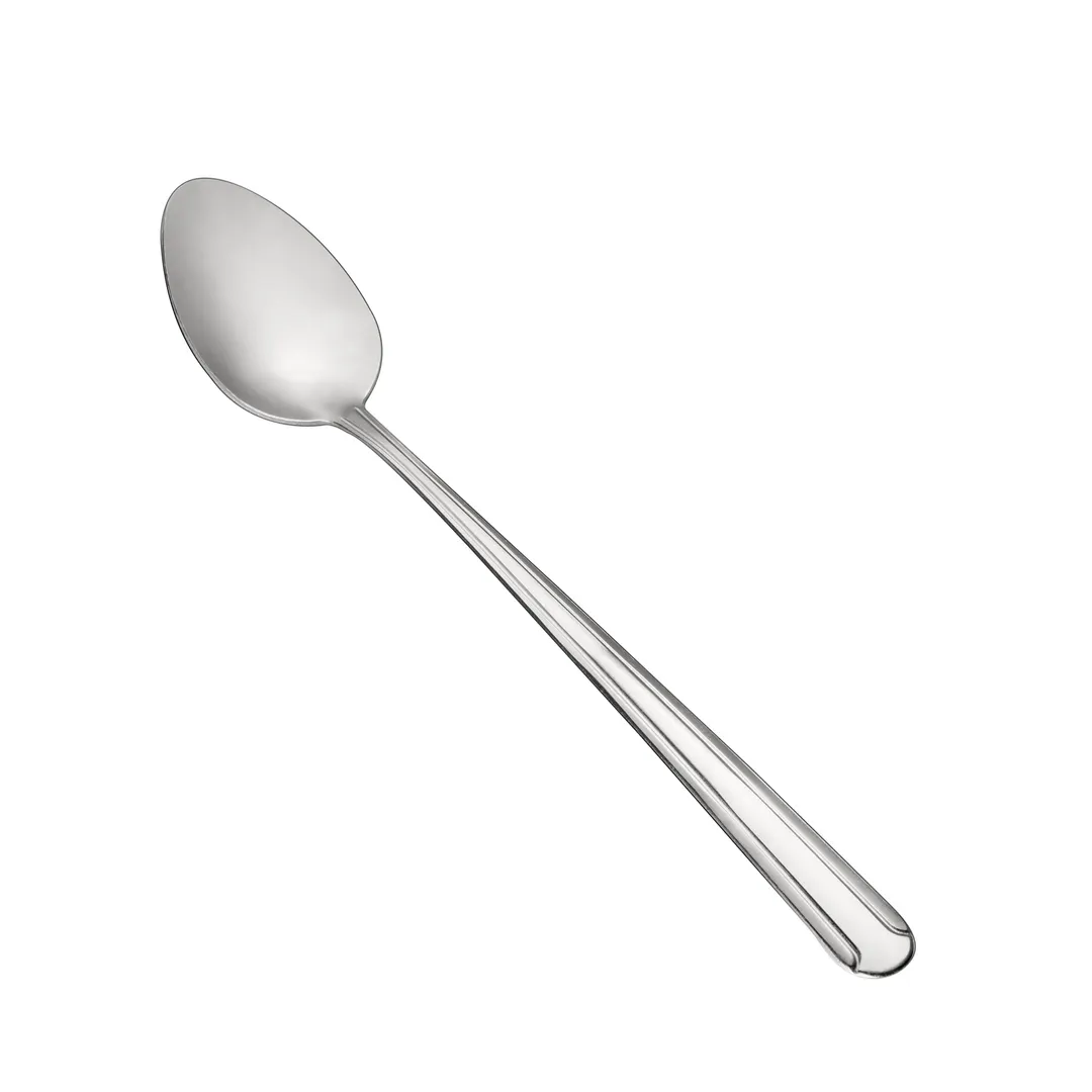 CAC China 1001-02 Dominion Iced Tea Spoon, 7-7/8" Length, Weight, 18/0 Stainless Steel - 1 Dozen