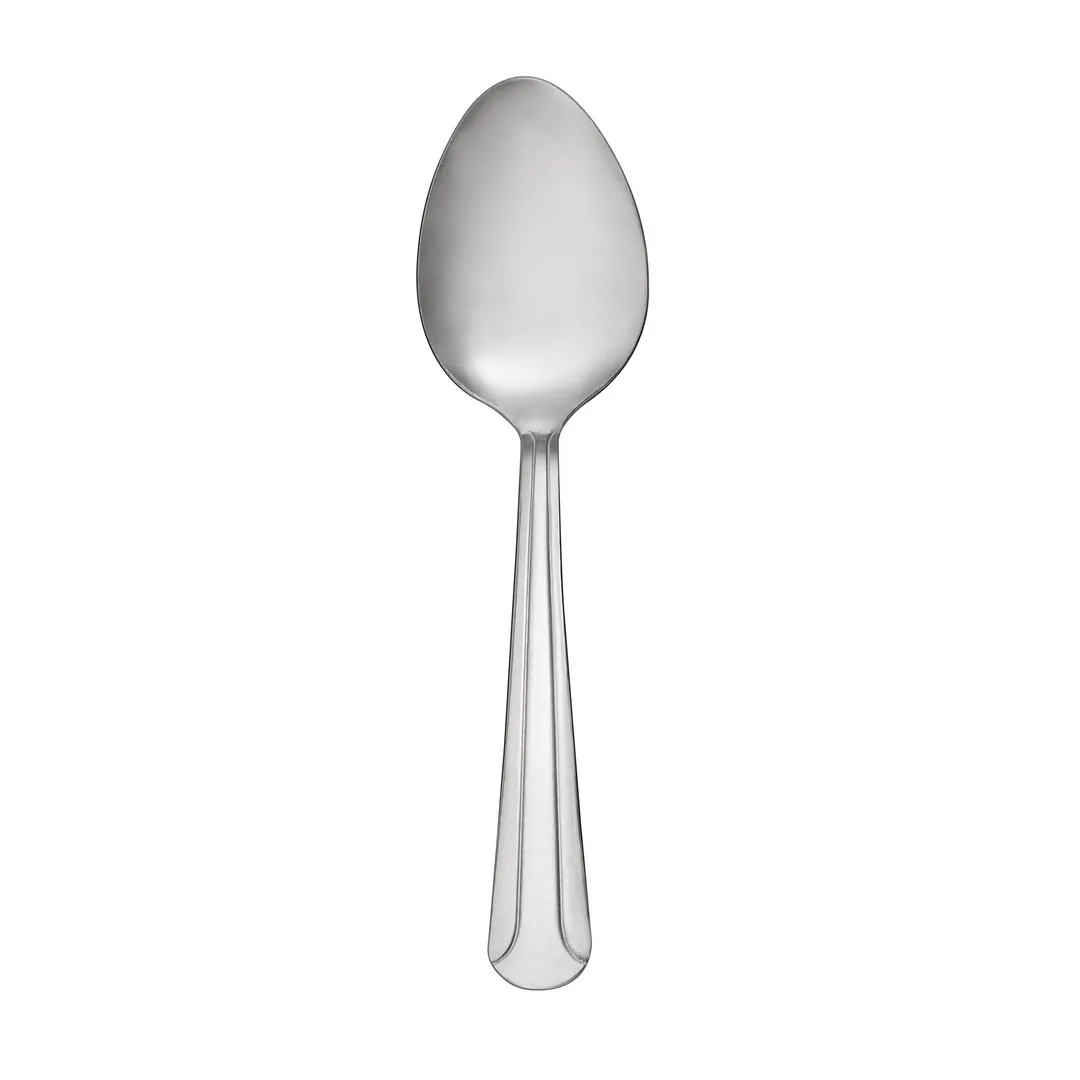 CAC China 1001-03 Dominion Dinner Spoon, 7" Length, Medium Weight, 18/0 Stainless Steel - 1 Dozen