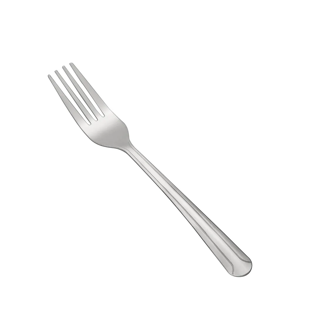 CAC China 1001-05 Dominion Dinner Fork, 7-1/8" Length, Medium Weight, 18/0 Stainless Steel - 1 Dozen
