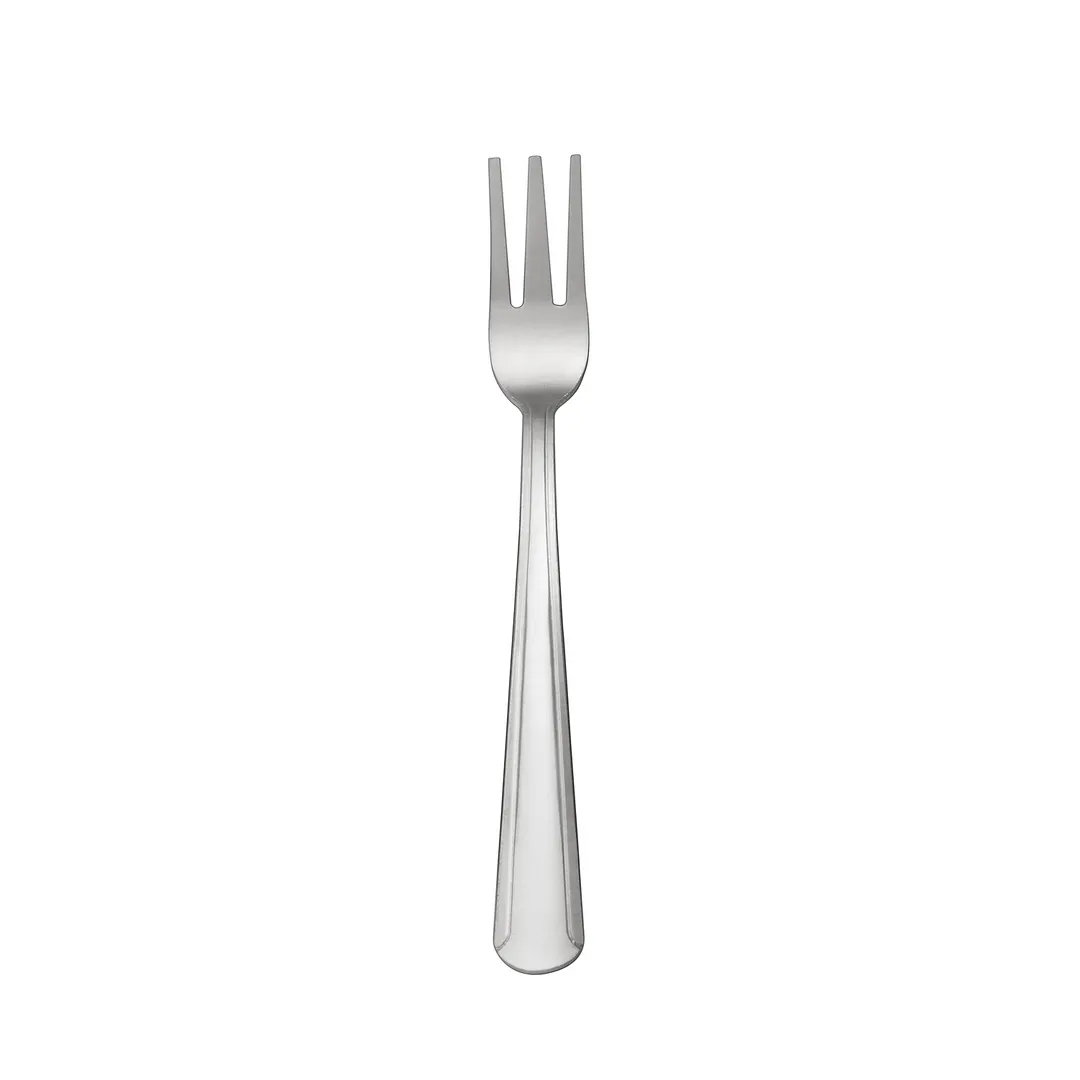 CAC China 1001-07 Dominion Oyster Fork, 5-5/8" (5") Medium Weight, 18/0 Stainless Steel - 1 Dozen