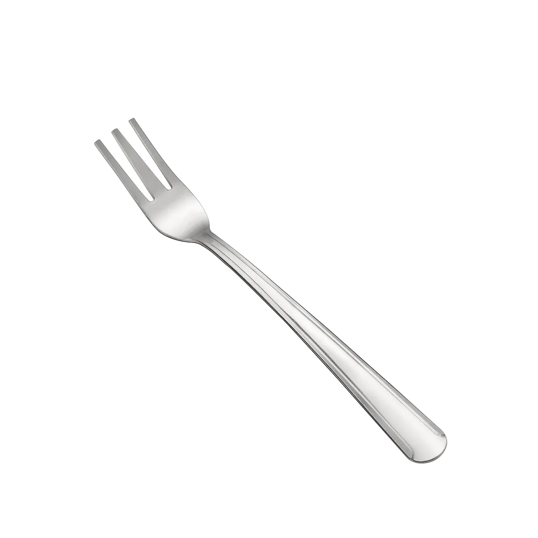 CAC China 1001-07 Dominion Oyster Fork, 5-5/8" (5") Medium Weight, 18/0 Stainless Steel - 1 Dozen